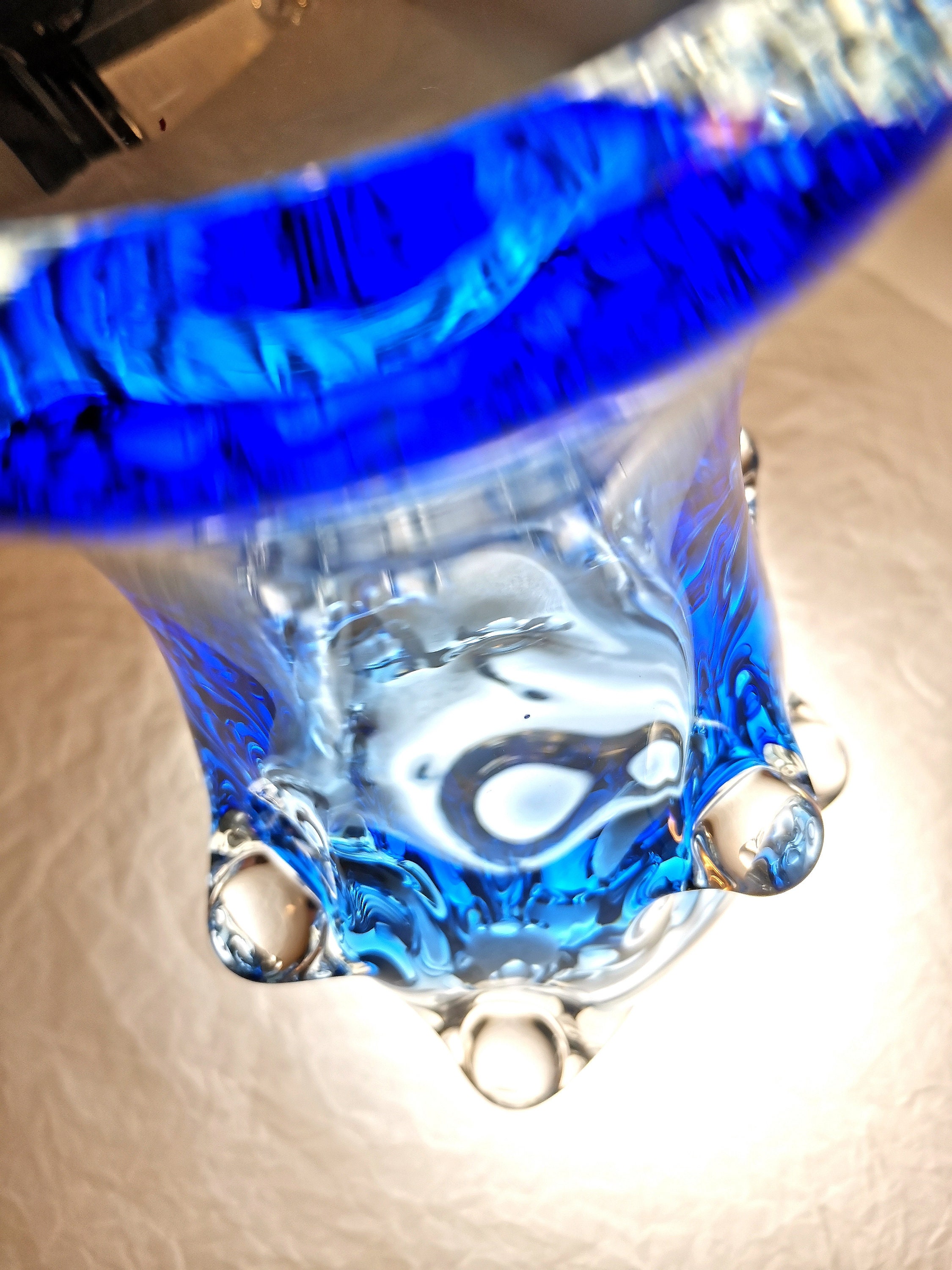 Glass Vase by Ladislav Palecek Skrdlovice 1970s - Etsy Denmark