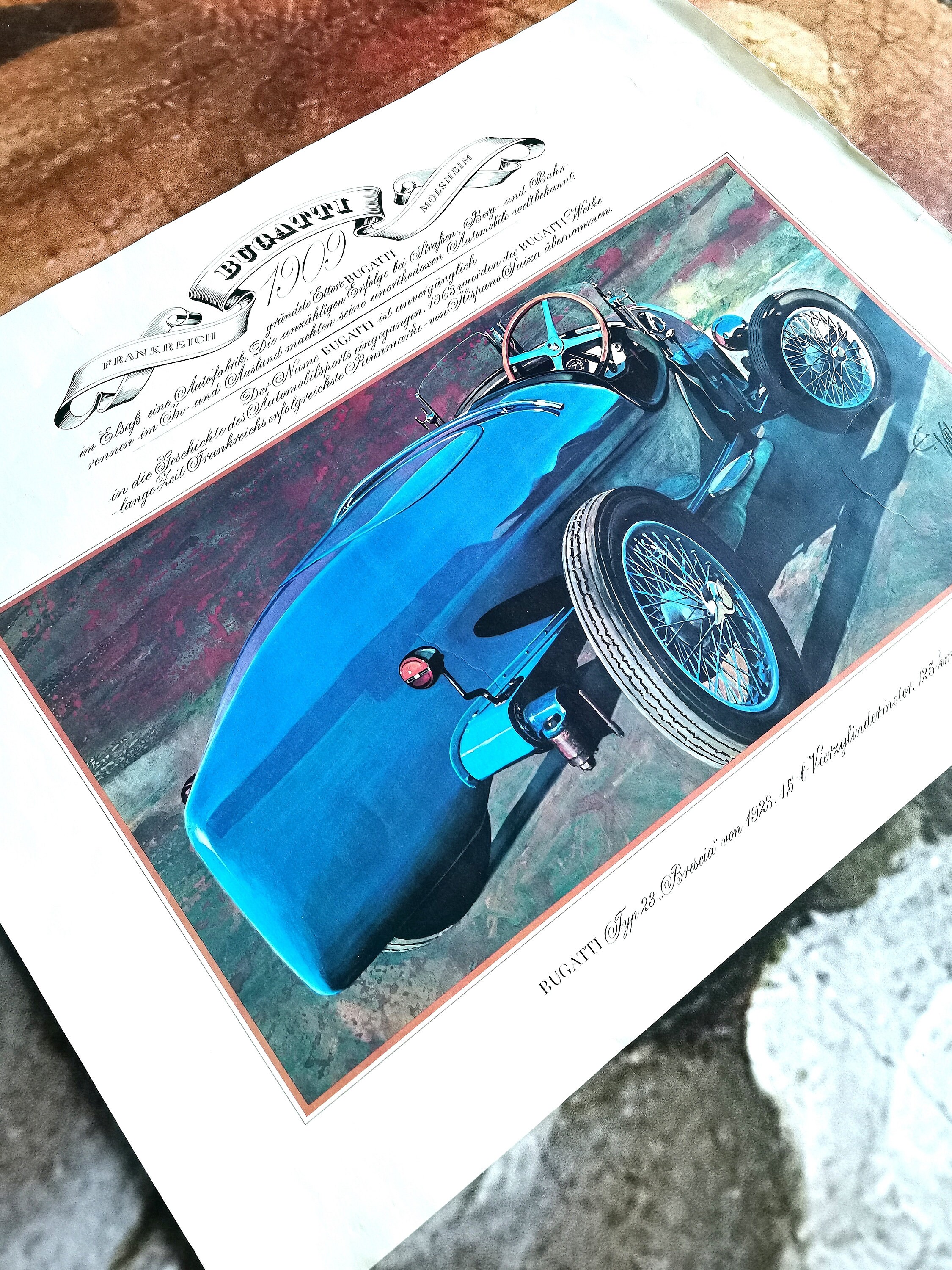 Antique bugatti Italia