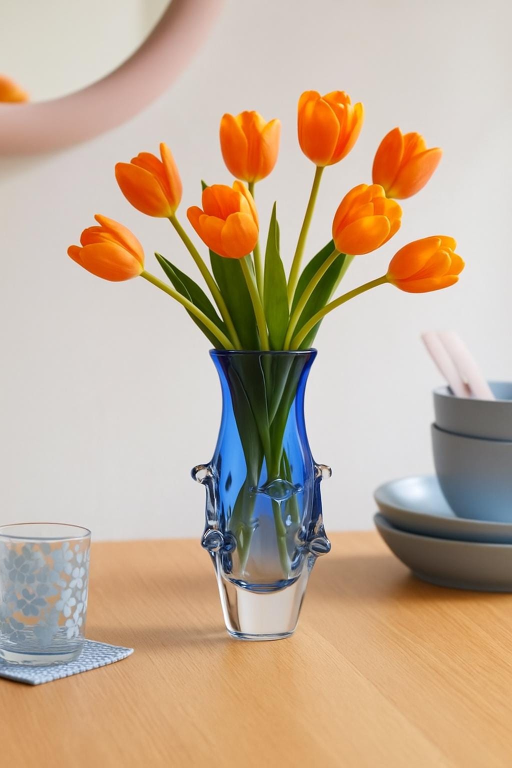 Glass Vase by Ladislav Palecek Skrdlovice 1970s - Etsy Denmark