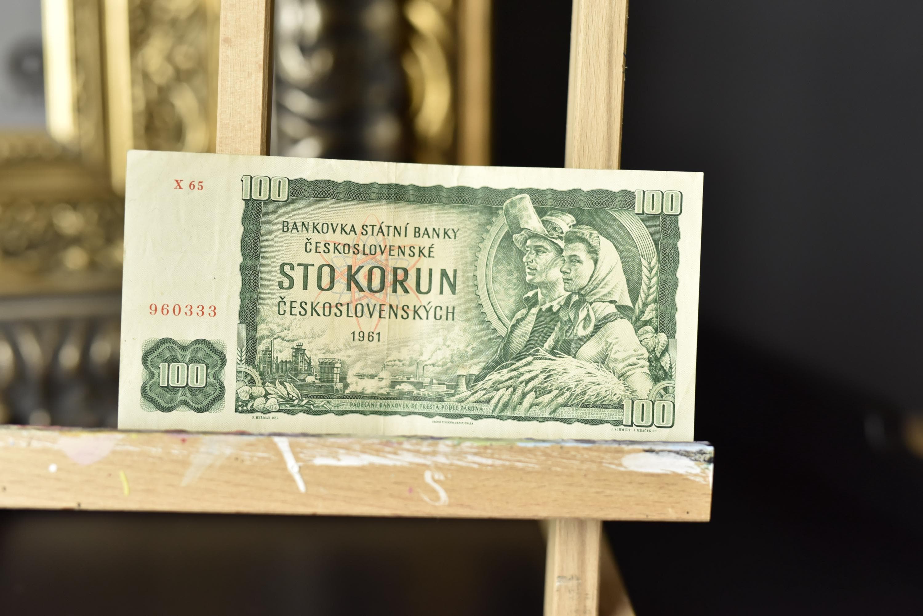 1961年半ばのチェコスロバキア通貨の100クローネ紙幣 - Etsy 日本