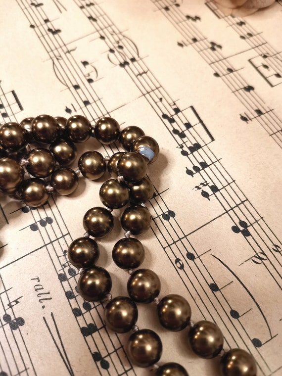 Jablonec Necklace Imitation Pearls Bijou Costume … - image 5