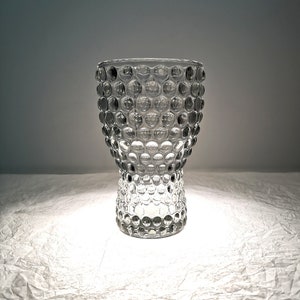 Glass vase by J. Zejmon, Sklo Union, Rosice