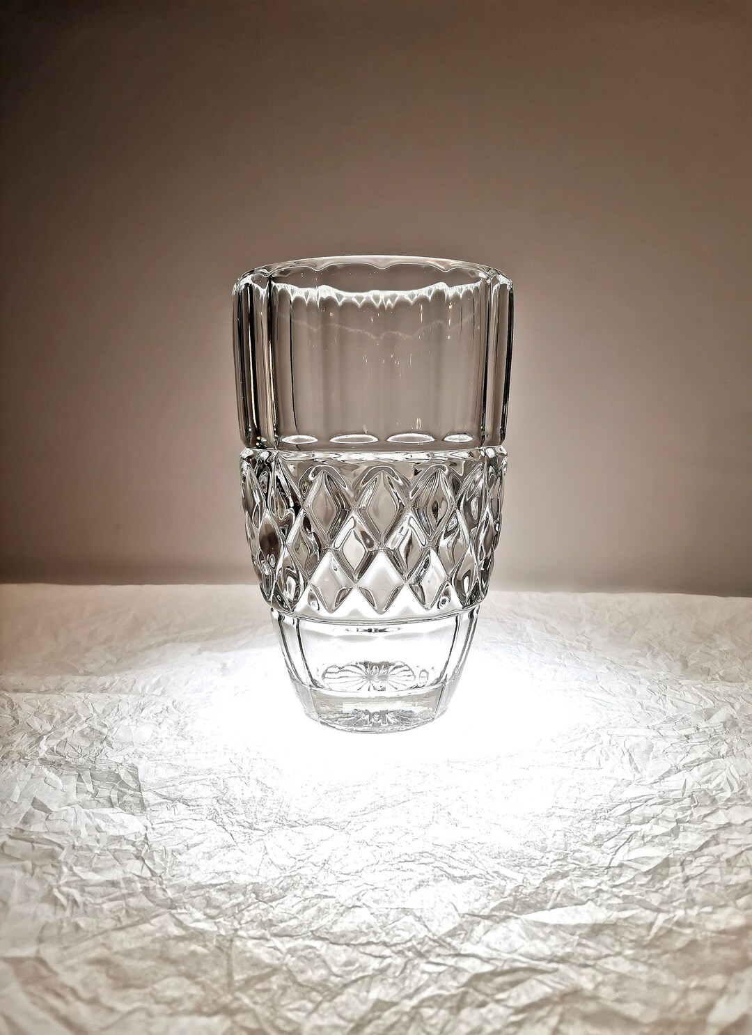 チェコスロバキア製ガラス押し花瓶 Hermanova Hut Sklo Union - Etsy 日本