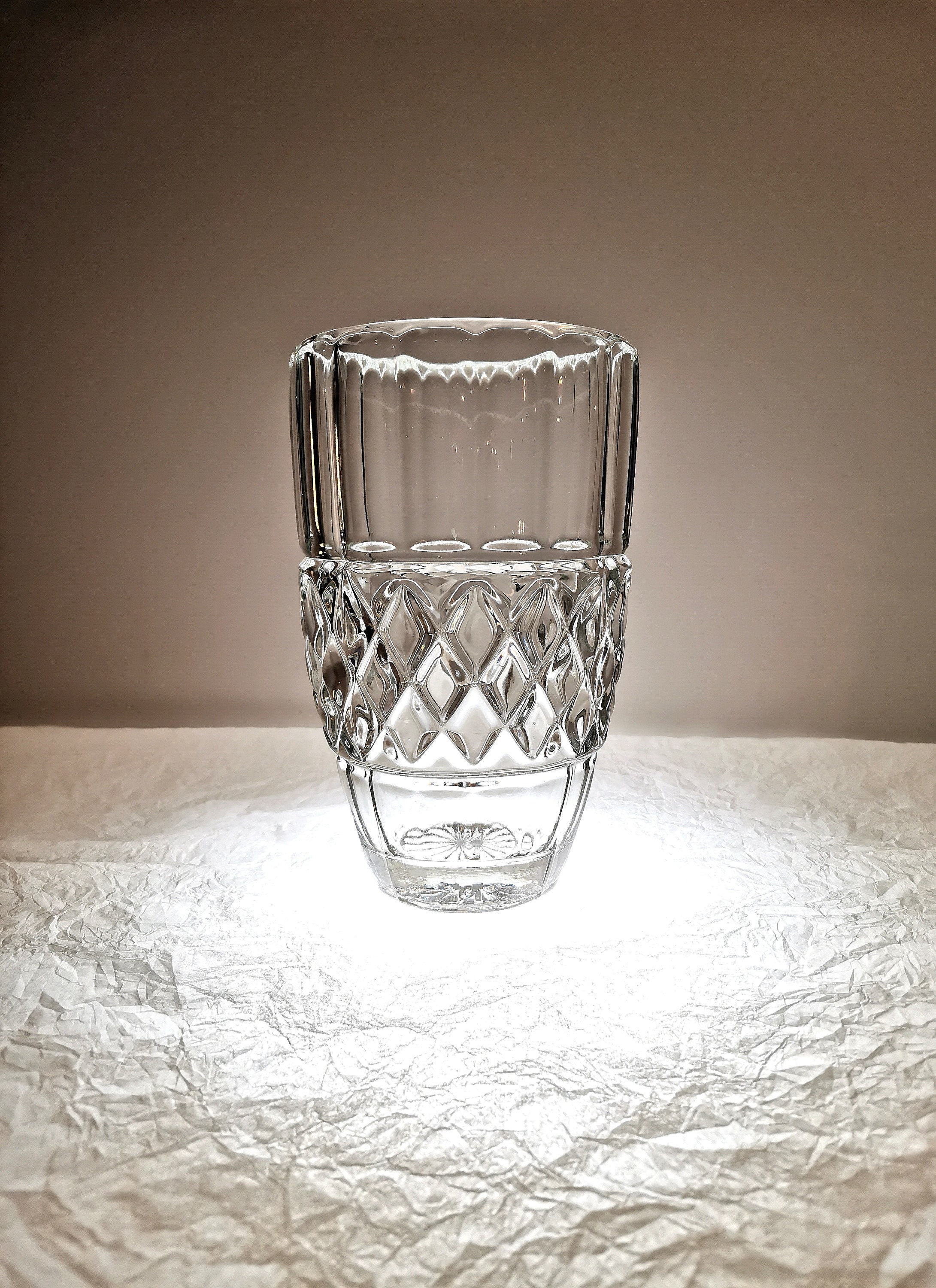 チェコスロバキア製ガラス押し花瓶 Hermanova Hut Sklo Union - Etsy 日本