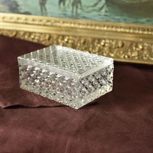 Rectangular Bohemia Czech Glass box