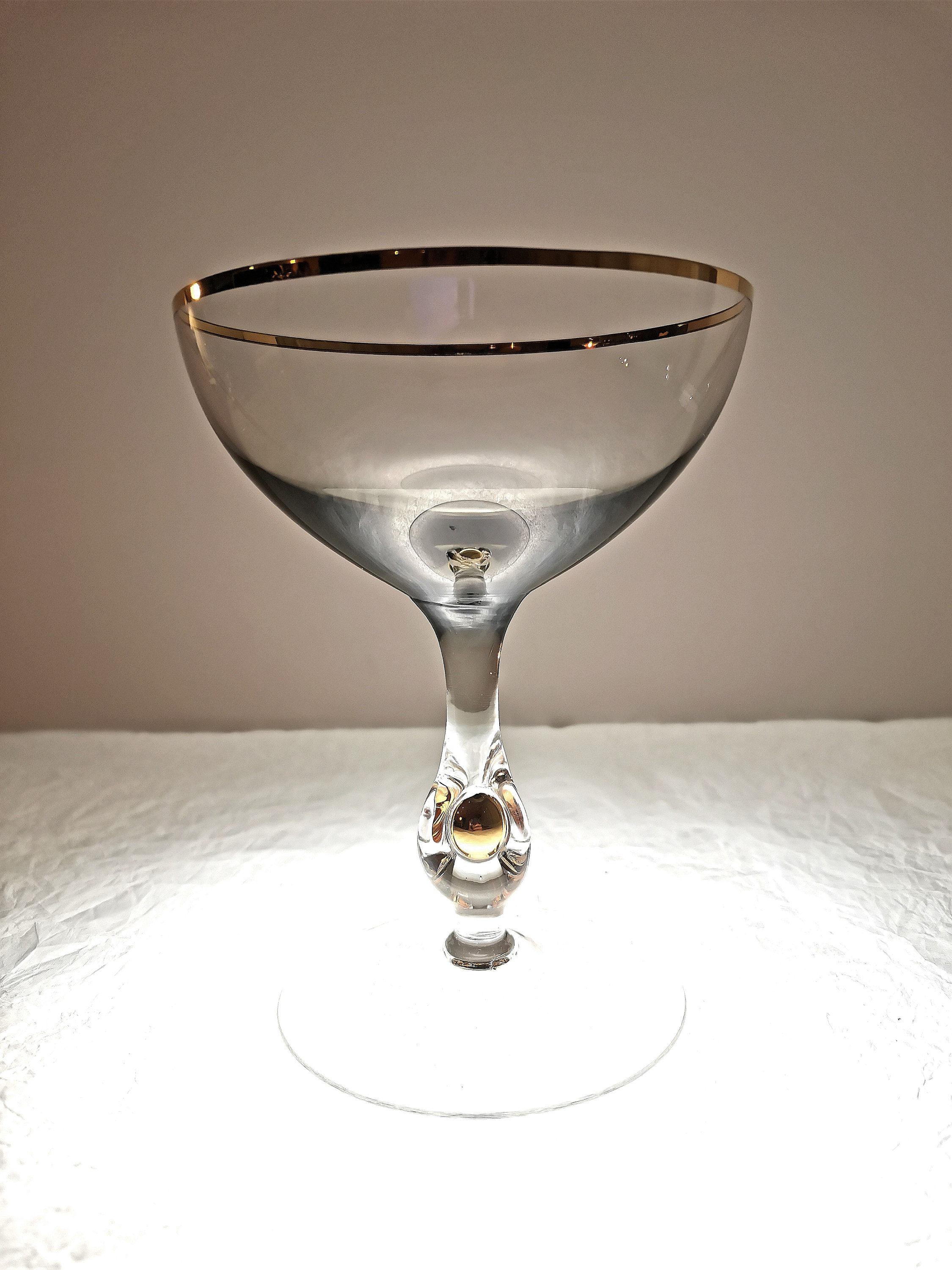 Coupe Champagne glasses Set of 6pcs Jozef Stanik Art Deco Etsy