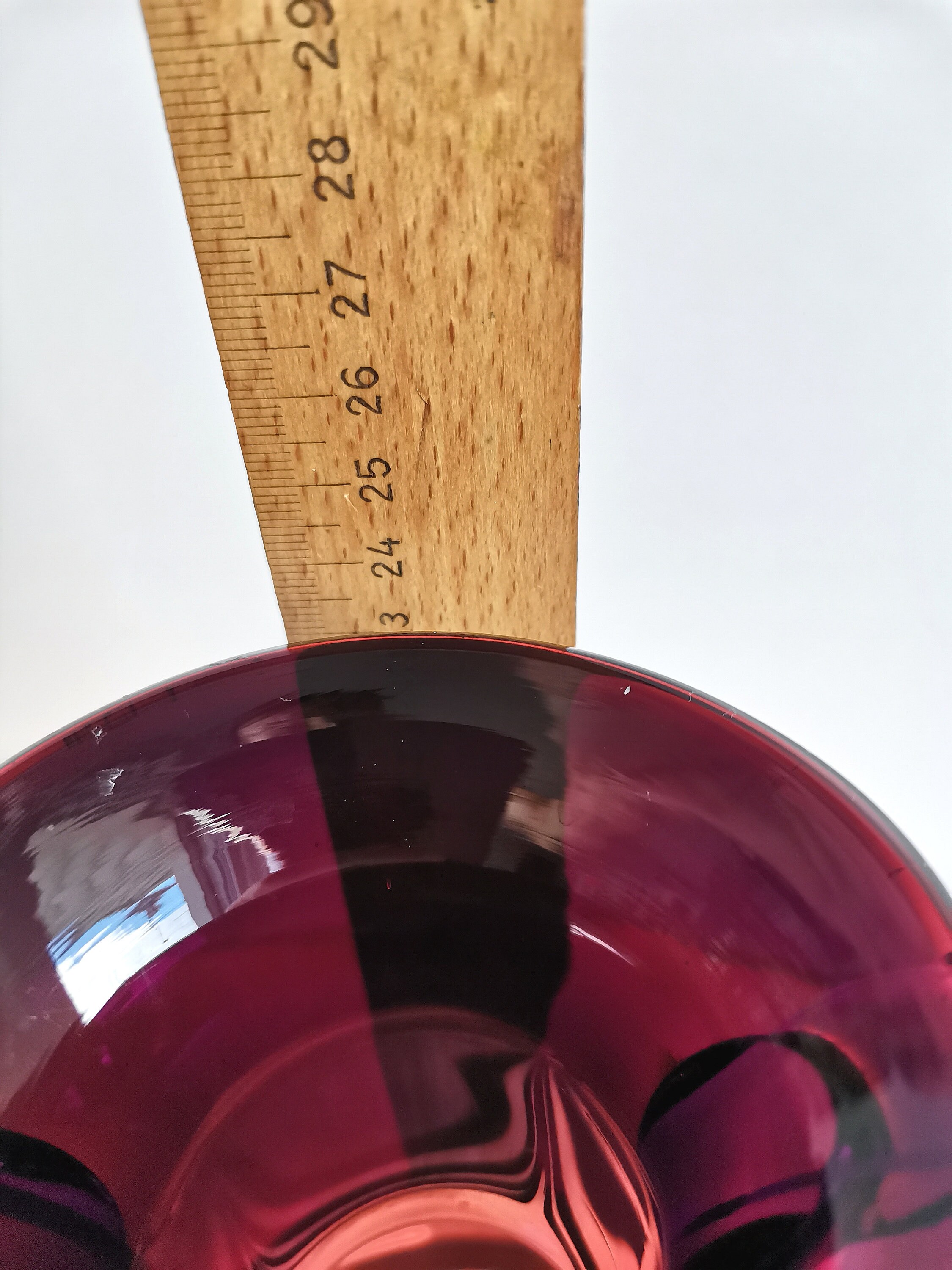 Dark Purple Glass Vase by Vlasta Lichtagova 1960s Skrdlovice Etsy