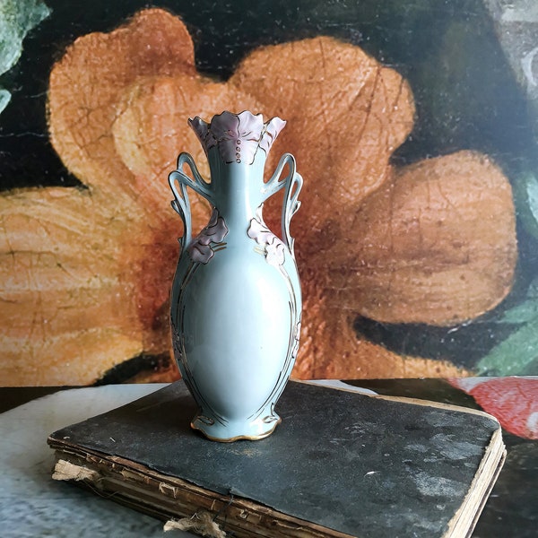 Vaso in porcellana stile Boho Czech Royal Dux Art Nouveau