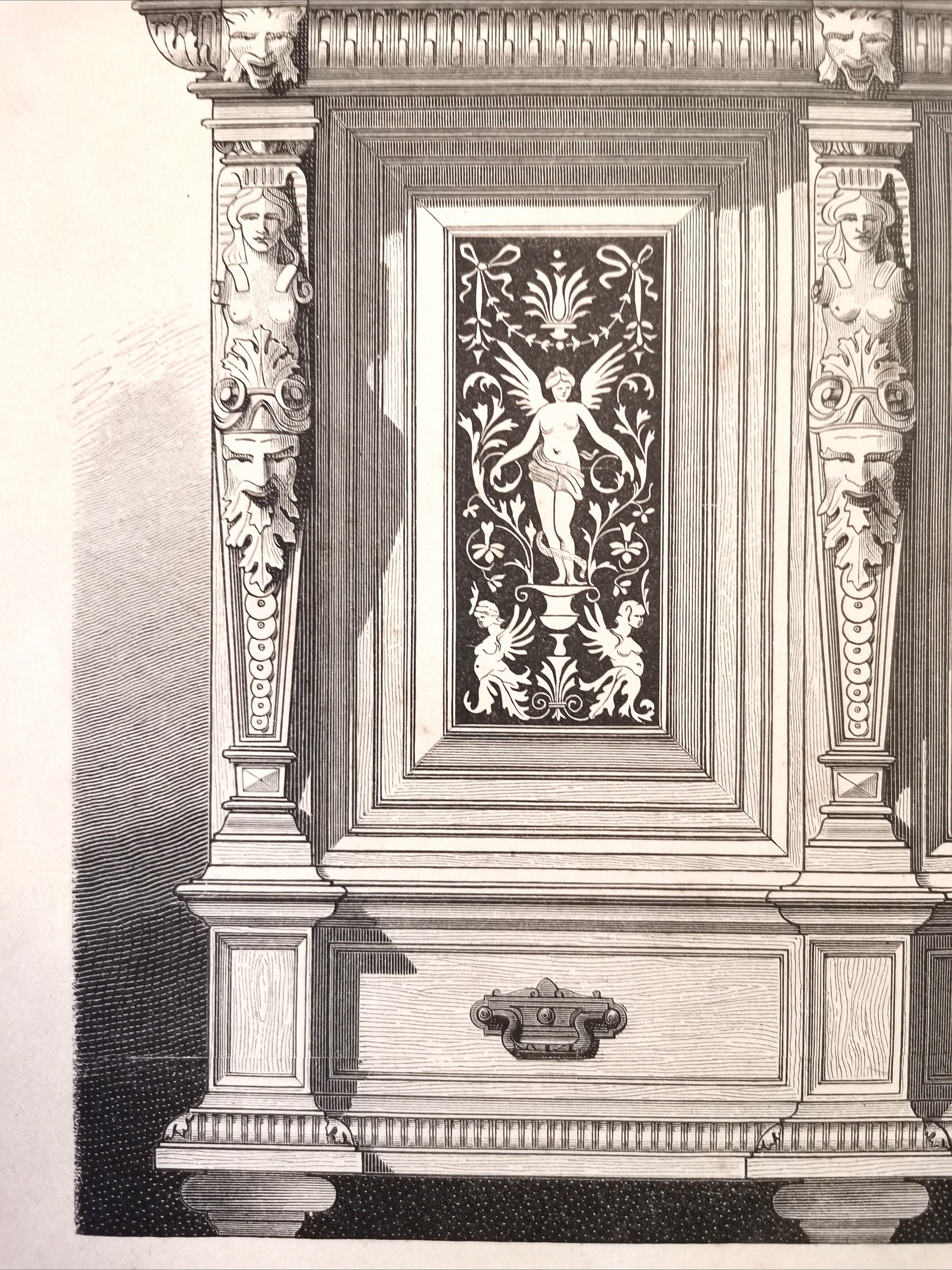 Antikes 1881 authentisches Möbel design Poster | Etsy