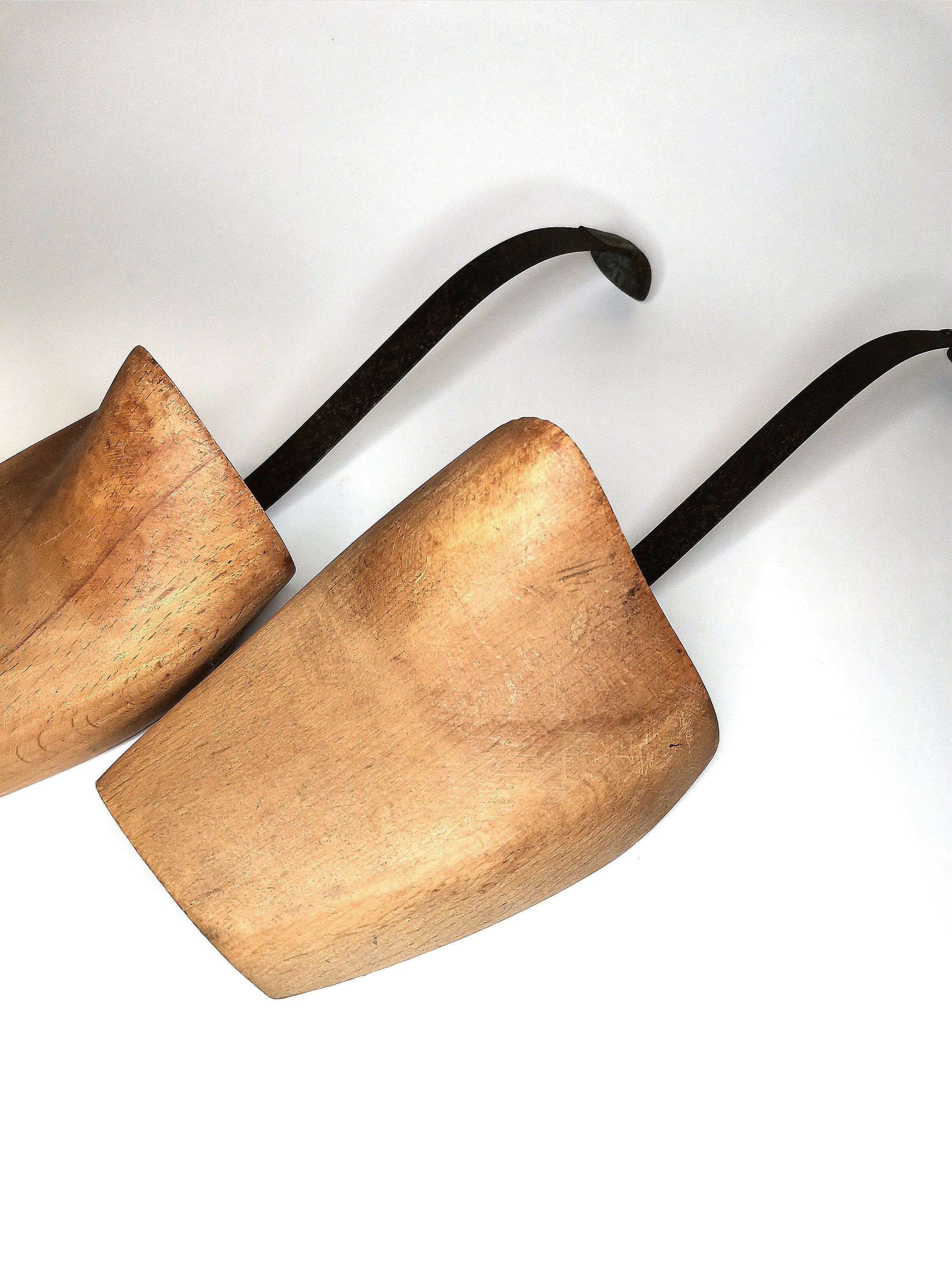 Assorted Pair of Wooden Shoe Trees 1960 Etsy