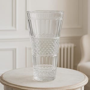 Glass Pressed Vase by Vratislav Sotola