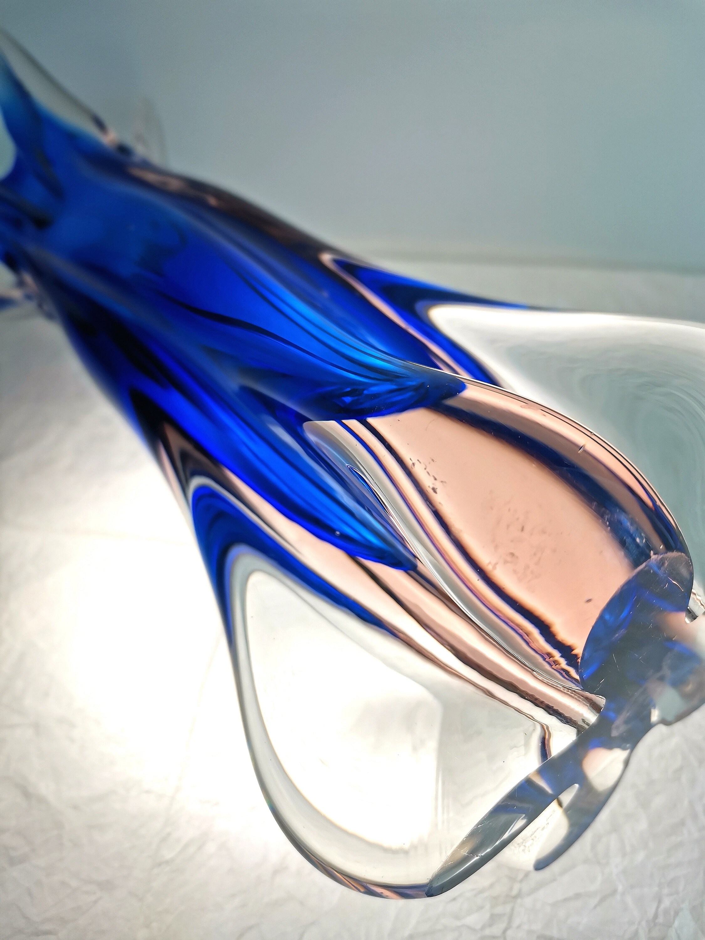 Glass Vase Bohemian Jan Beranek 1960s Skrdlovice Factory - Etsy