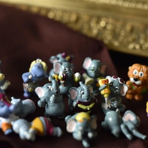 Kinder Figurine Series 1990s Set Elefantos Happy Hippos Lion Kids Magic Alien Gang 21pcs