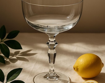 Coupe Glasses Bohemia 6pcs Crystal Glass