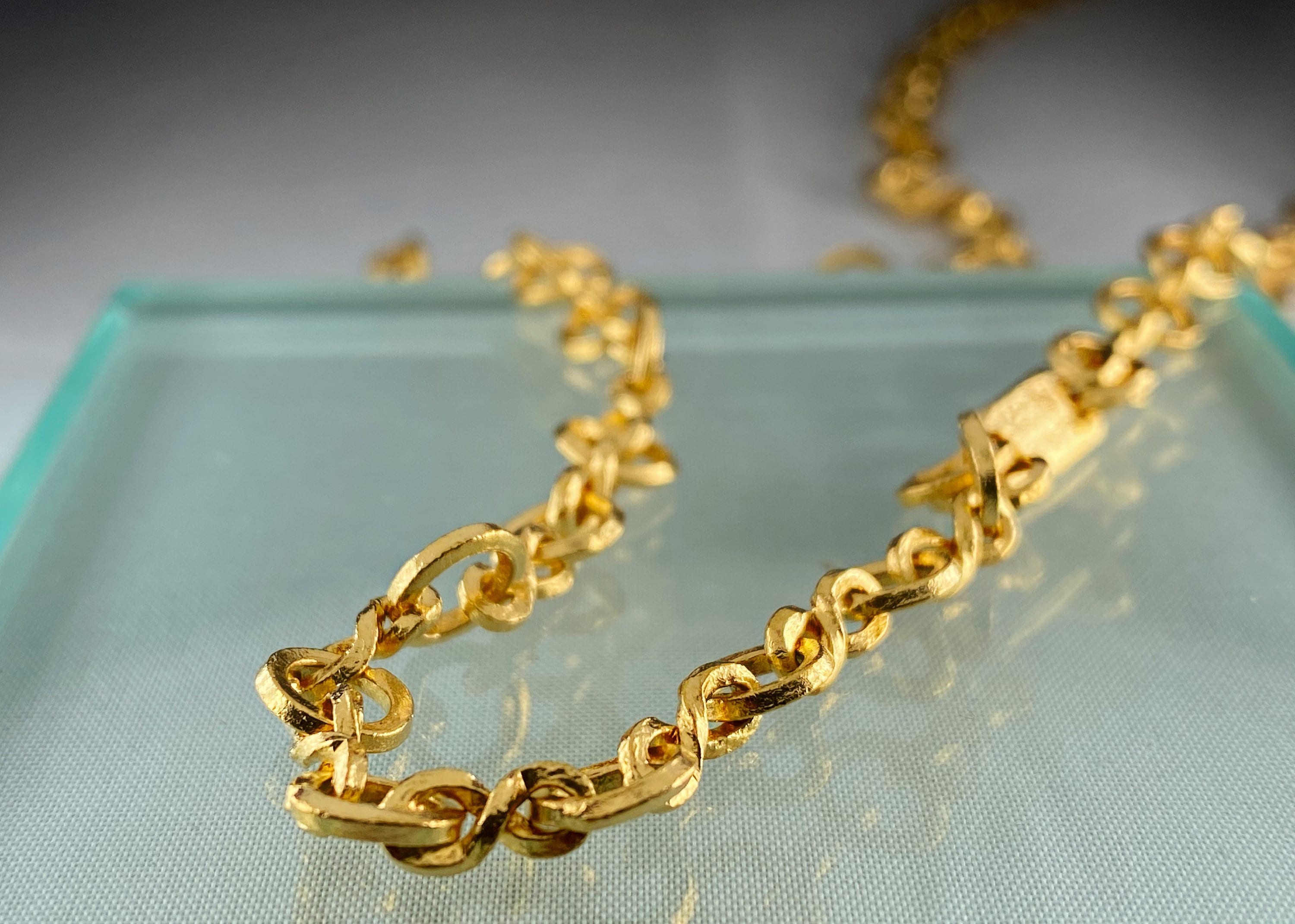 Oro de 24k cadena de oro puro cadena de oro collar de oro Etsy