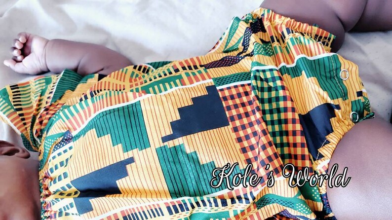 African Print Romper