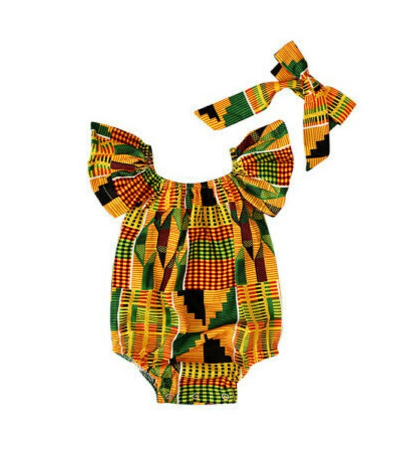 African Print Romper