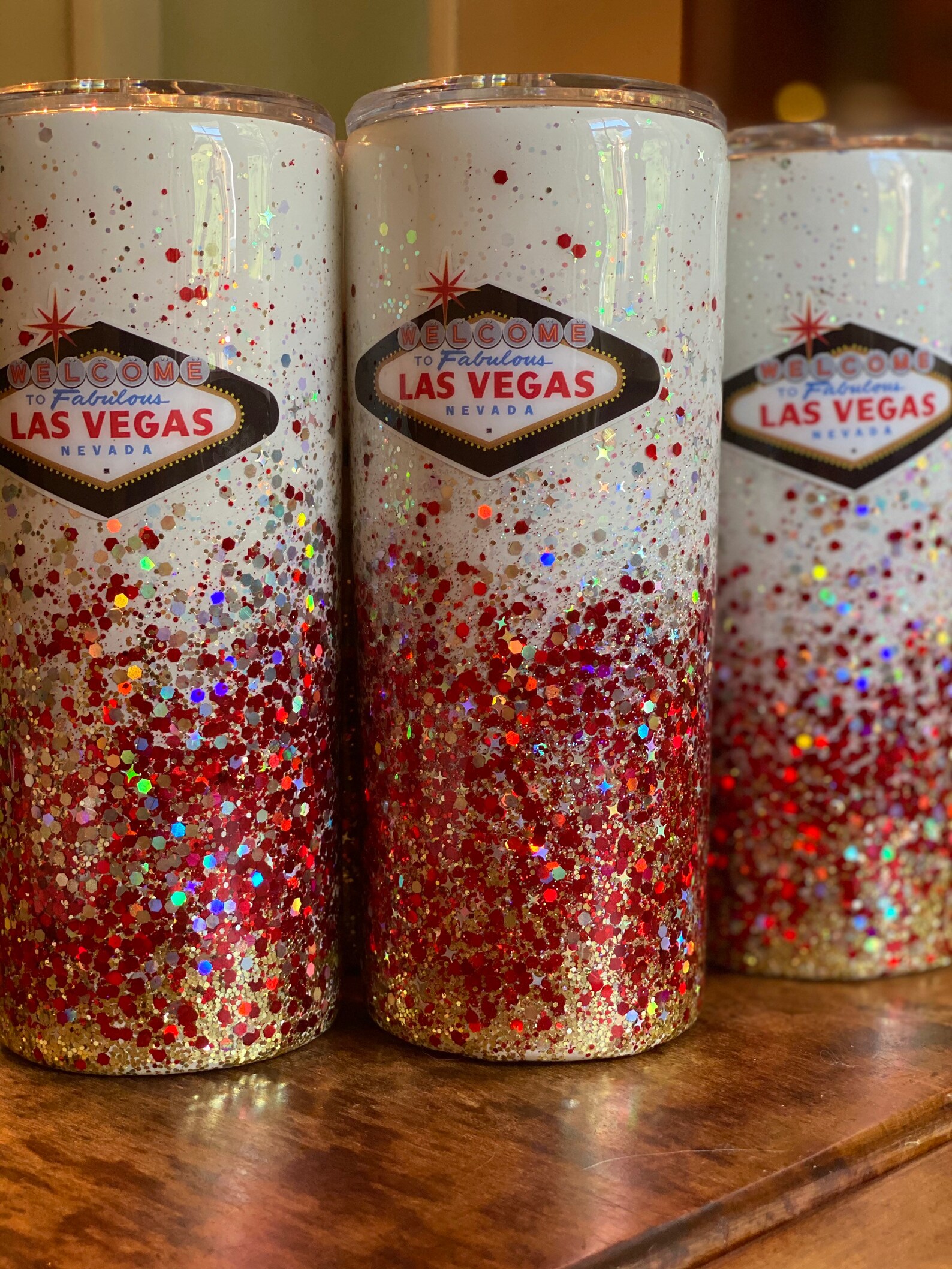 30 ounce Las Vegas Casino Cup Glitter Tumbler Etsy