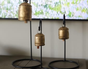 Schmiedeeisen Thekenständer - Rustikaler Hausdekor, Kleiderhaken, Glocken- / Bananenständer, Laternenhalter, Ornamentaufhänger, Weihnachtsgeschenk! Amish hergestellt