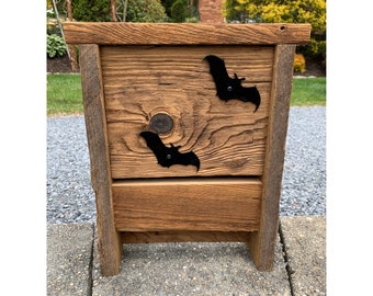 Rustic Handmade Bat House Weather Resistant