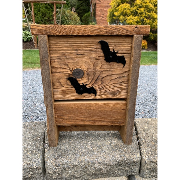 Rustic Handmade Bat House Weather Resistant