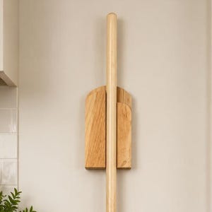 Wall Mount Broom Holder Amish Made – Farmhouse Style