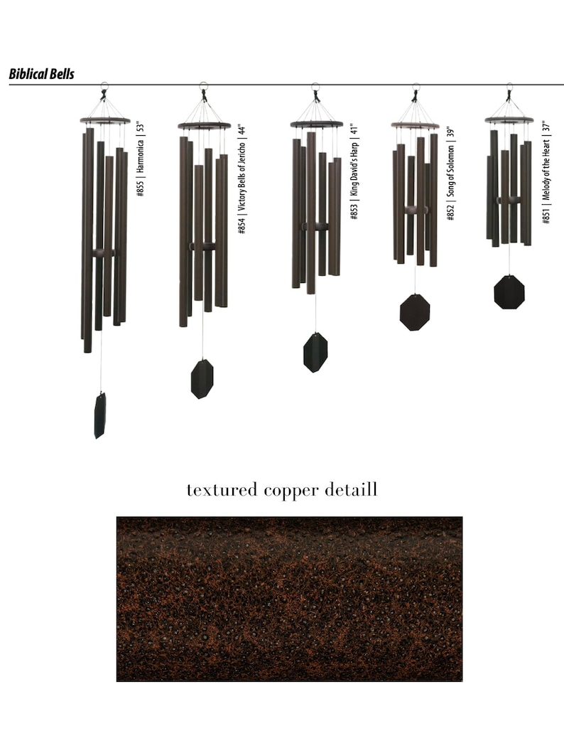 Biblical Bells Series Wind Chimes - Thumbnail 3
