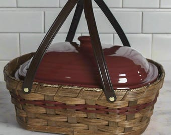 Tiefer Dish Baker Korb, Amish handgemachter gewebter Korb, anpassbar