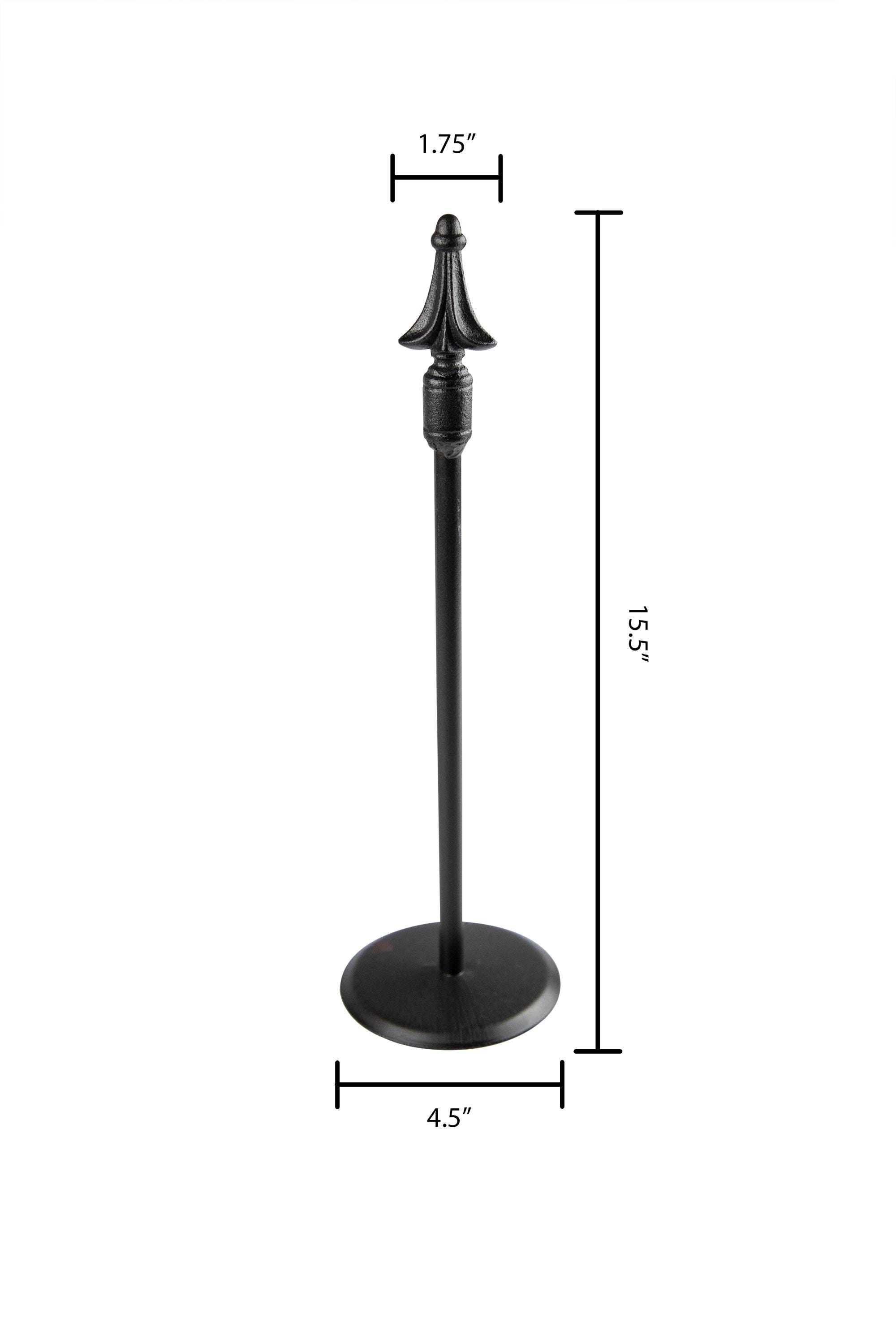 thumbnail interactive-video image 1 of Amish Hand Forged Wrought Iron Paper Towel Holder – Wall Or Cabinet Mount – Black Scroll 1 of 2