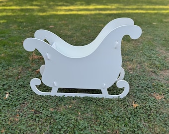 Outdoor Christmas Sleigh Display- Durable Polywood- Christmas Decoration- Amish Made