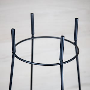 Round Obelisk Garden Trellis - Black Wrought Iron - Small & large - Amish made image 16