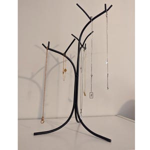 Porta collane e porta braccialetti in ferro battuto Amish Made – Organizer per gioielli con ganci, porta orecchini, porta ornamenti, regali per lei