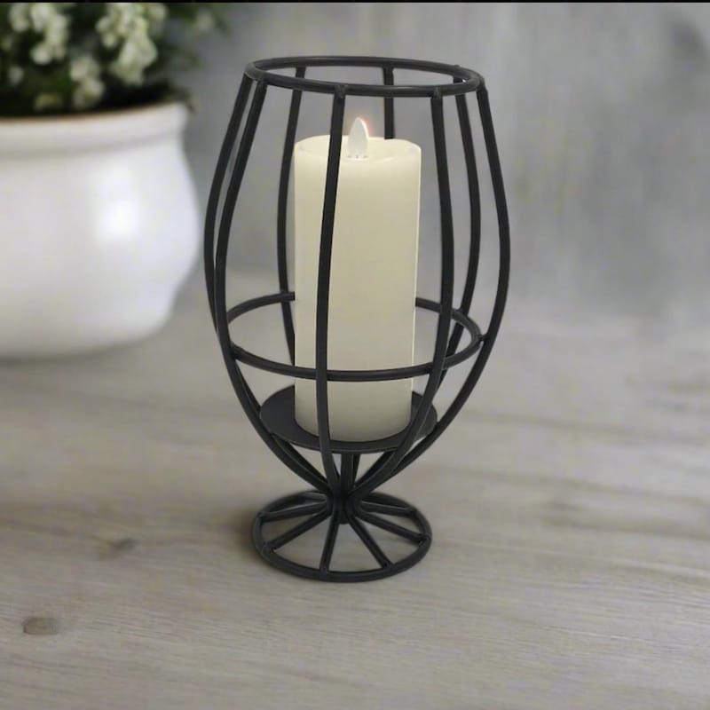 Square Iron Candle Holder