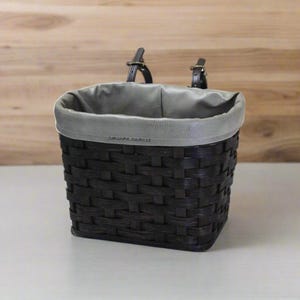 Woven Bike Basket, Amish Handmade Woven Basket, Customizable