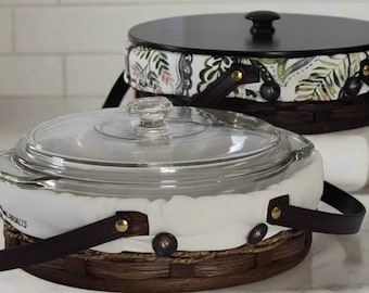 'Rock Crock' Korb für jeden Tag, Amish Handmade Woven Korb, anpassbar