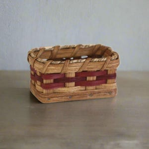 Cutie Basket, ręcznie tkany kosz Amish, personalizowany