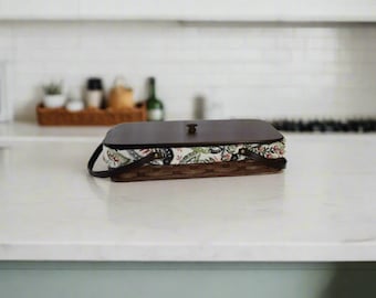 Großer Blechkuchenkorb, Amish handgemachter gewebter Korb, anpassbar