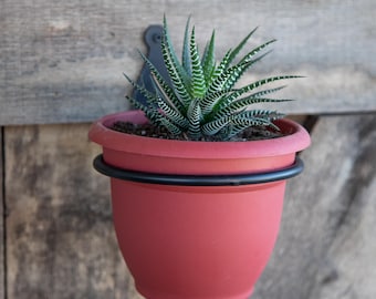 Wrought Iron Deck Ring Plant Holder- multiple sizes - Amish Made