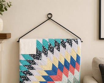Wrought Iron Quilt Hangers - 2 Styles - Amish Made