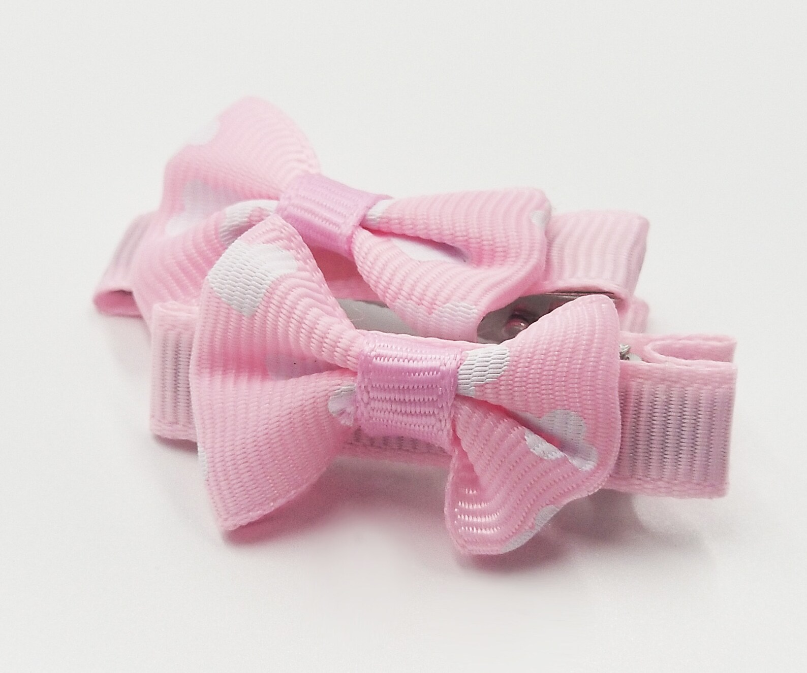 8pcs Baby Girls Hair Bows Alligator Clips Grosgrain Ribbon Etsy
