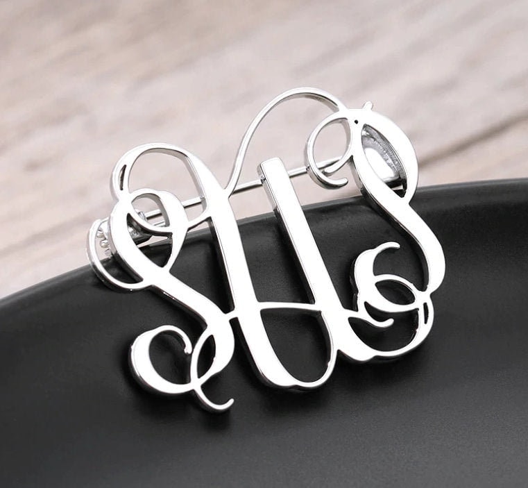 Initial pins deals brooches