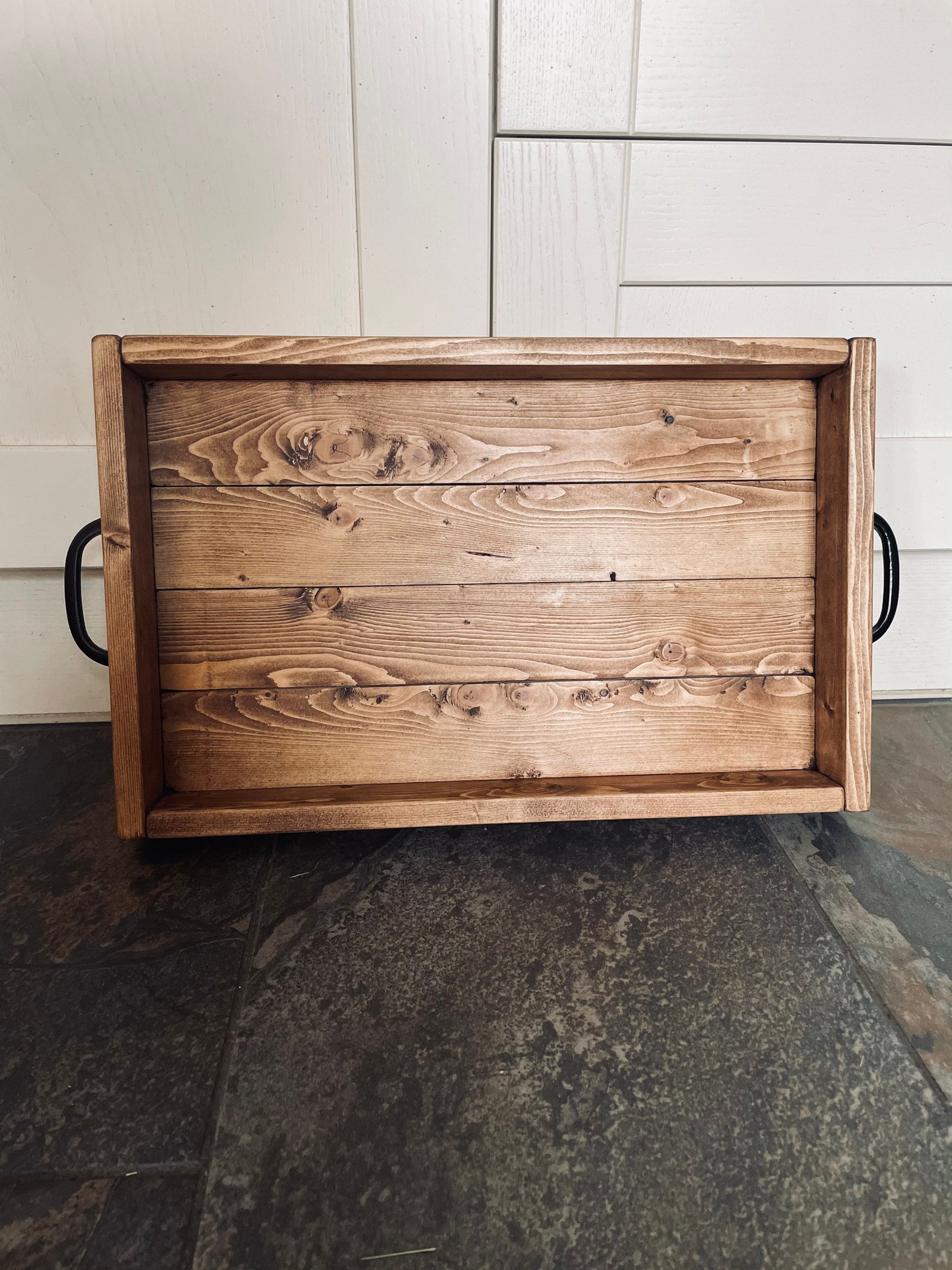 Large Rustic Wooden Tray Garden Tray Rustic Serving Tray | Etsy