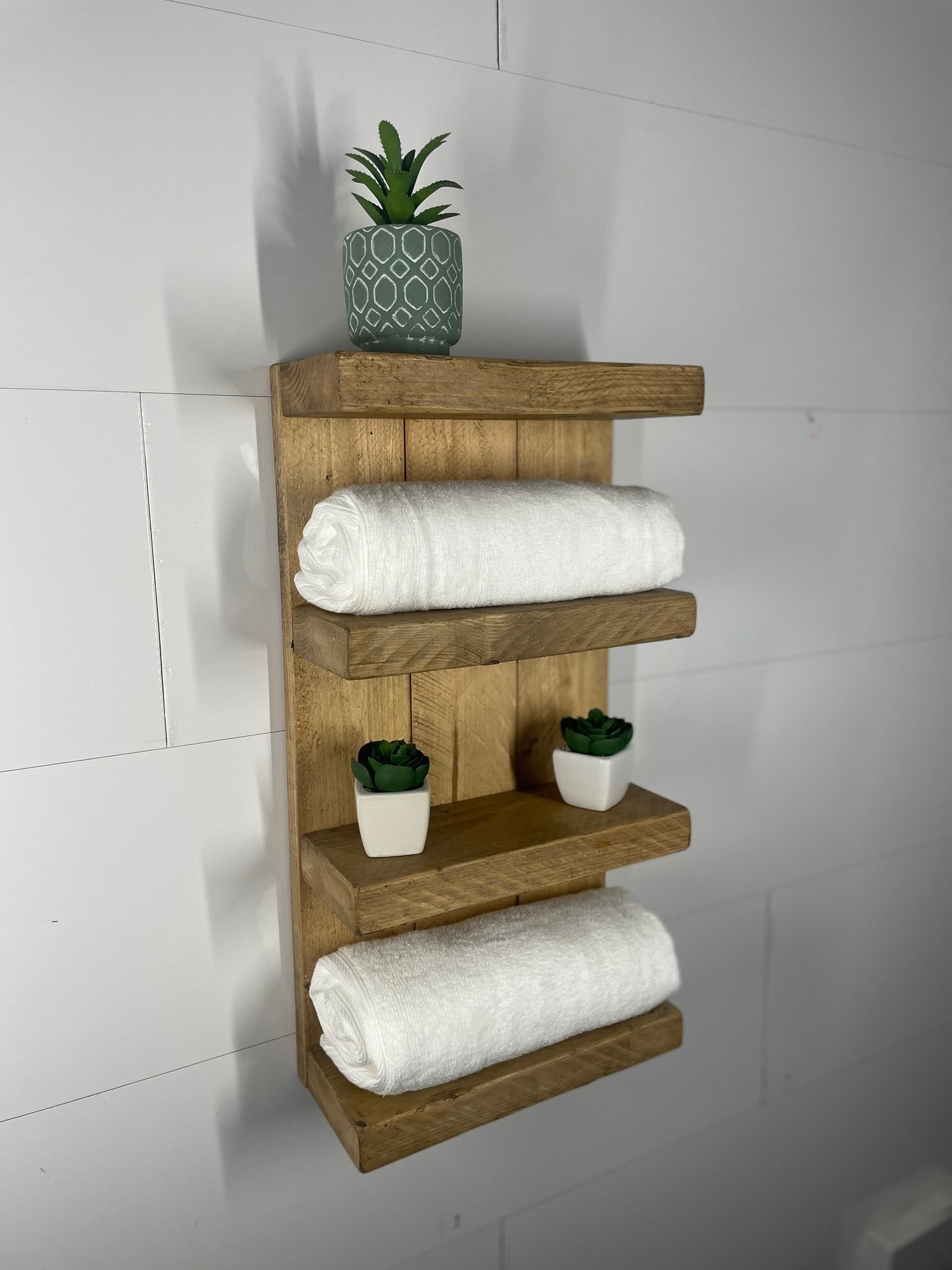 Narrow Bathroom Shelves Rustic Shelves Etsy UK
