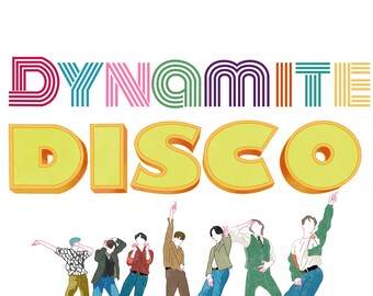 bts dynamite clipart for stickerlogo png bangtan boys new etsy australia