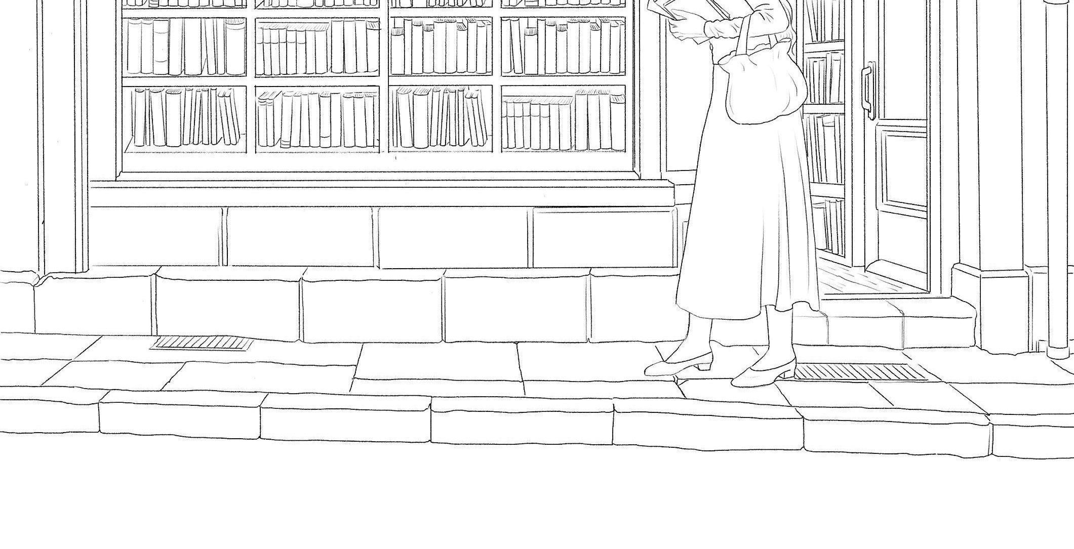 A small bookstore on the street Printable - Il Fullxfull.2930556649 Aafz 