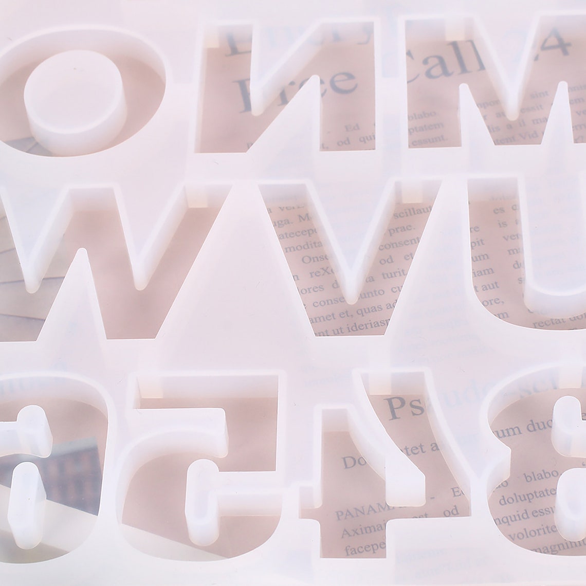 Alphabet Letter Resin Mold Letter Silicone Mold Jewelry Etsy