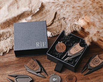 Personalized Golf Equipment: Lawn Tools Ball Markers, Unique Groomsmen Gifts, Gifts for Him, Custom Gifts Groomsmen Golfers