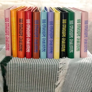 Libro delle sfide del risparmio con 100 buste, libro delle sfide con 100 buste, libro del budget con buste per contanti, con buste per contanti
