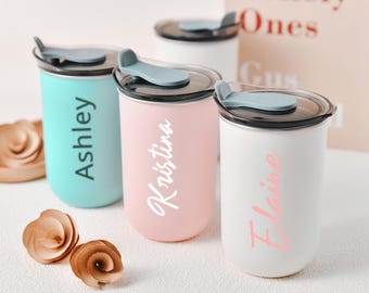 Personalisierte Weingläser mit Deckel - bezaubernde Gastgeschenke, elegante, individuelle Geschenke für Jungvermählten, Jahrestagsgeschenke, Brautjungfergeschenke