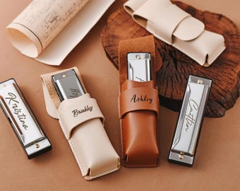 Personalized Stainless Steel Harmonica, Groomsmen Gifts, Best Man Gifts, Customized Harmonica, Dad Mom Birthday Gifts, Bridesmaid Gifts